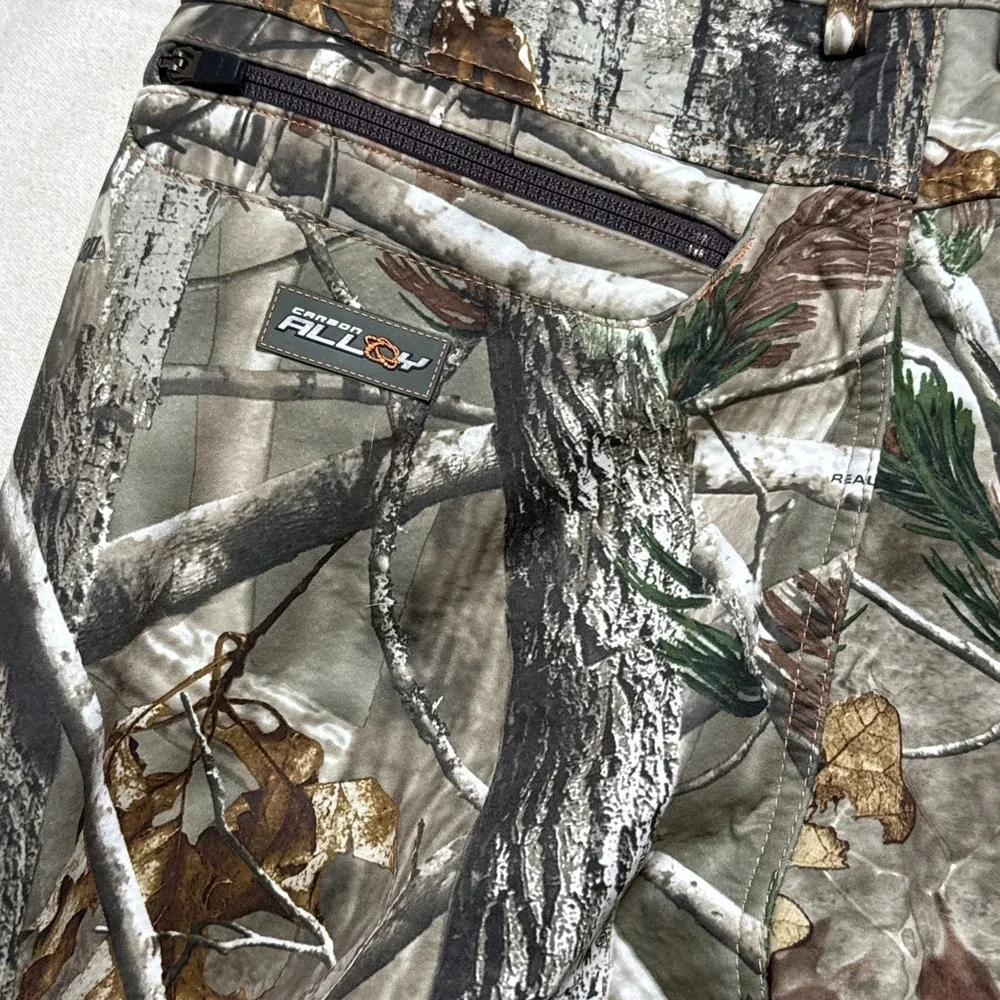 ScentLok Full Season AllClima Carbon Alloy Hunting Pants L Mossy Oak